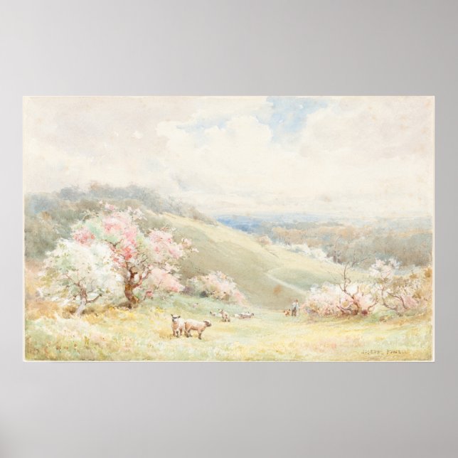 Spring - Joseph Rubens Powell Fine Art Poster (Vorne)