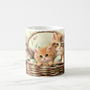 Spring Kitten Oaster Basket Kaffeetasse