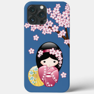 Spring Kokeshi Doll - Niedliches japanisches Geish Case-Mate iPhone Hülle