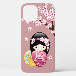 Spring Kokeshi Doll - Niedliches japanisches Geish Case-Mate iPhone Hülle