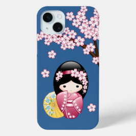 Spring Kokeshi Doll - Niedliches japanisches Geish Case-Mate iPhone Hülle