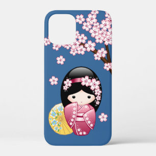 Spring Kokeshi Doll - Niedliches japanisches Geish Case-Mate iPhone Hülle