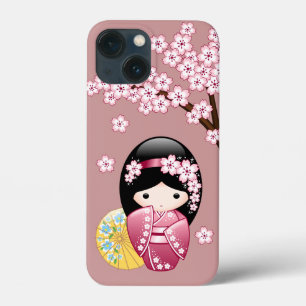 Spring Kokeshi Doll - Niedliches japanisches Geish Case-Mate iPhone Hülle