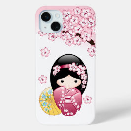 Spring Kokeshi Doll - Niedliches japanisches Geish Case-Mate iPhone Hülle