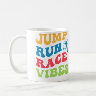 Spring Lauf Rennen Vibes Blase Laufen Kaffeetasse