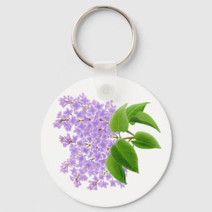 Spring Lilac Flowers Keychain Schlüsselanhänger