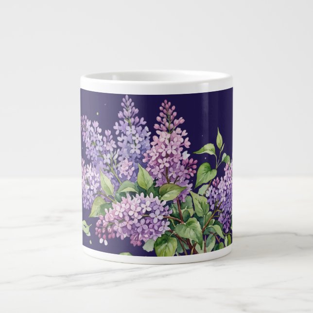 Spring lilacs Specialty Mug Jumbo-Tasse (Vorderseite)