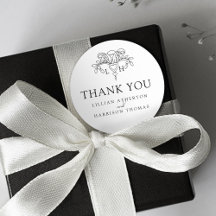 Spring Lilie elegante Hochzeit danke