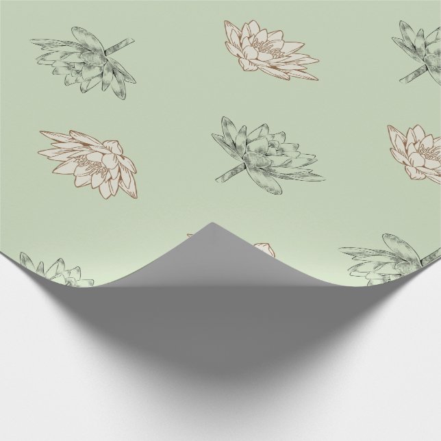 Spring Lotus Geschenkpapier (Ecke)