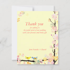 Spring Love Birds Creamy Wedding Danke