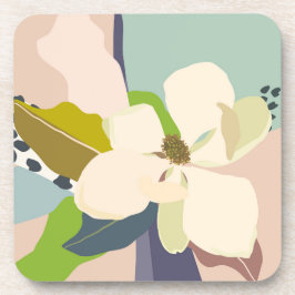 Spring Magnolia Color Blocks Florist  Getränkeuntersetzer