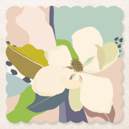 Spring Magnolia Color Blocks Florist  Untersetzer