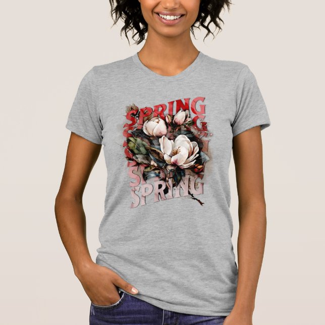 Spring Magnolias T-Shirt (Vorderseite)