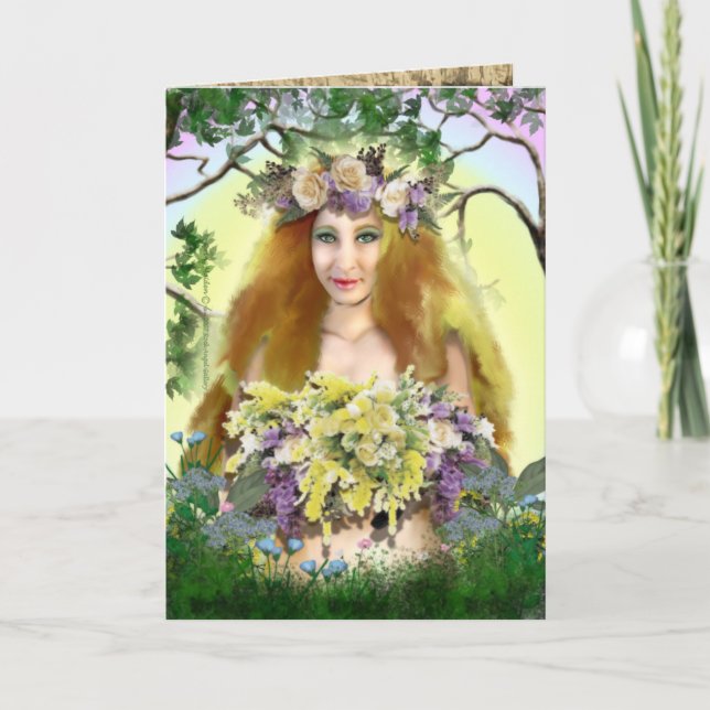 Spring Maiden Card Karte (Vorderseite)