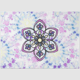 Spring Mandala B Tissue Paper Seidenpapier
