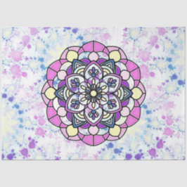 Spring Mandala C Tissue Paper Seidenpapier