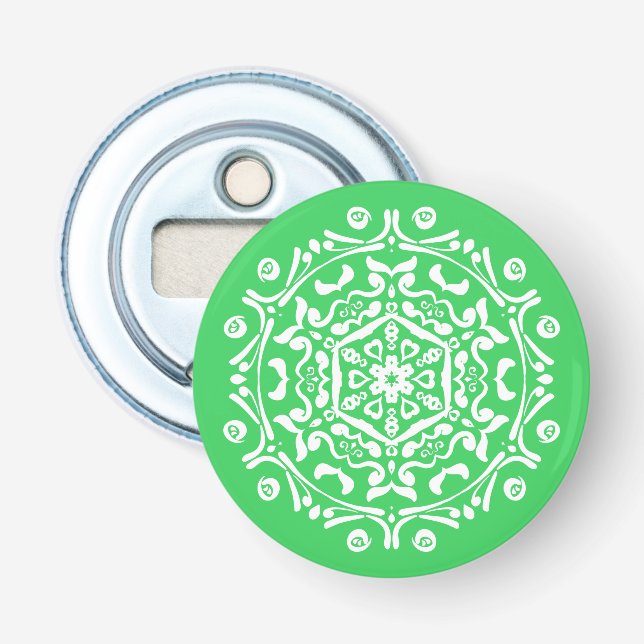 Spring Mandala Flaschenöffner (Vorderseite)
