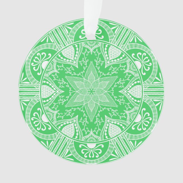 Spring Mandala Ornament (Vorderseite)