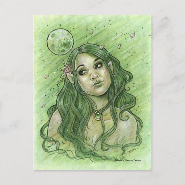 Spring Moon Postkarte (Vorderseite)