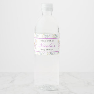 Spring Niedlich Bird Baby Dusche Wasserflaschenetikett