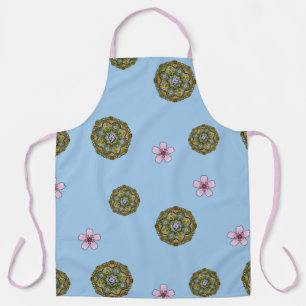 Spring Nouveau All-Over Print Schürze