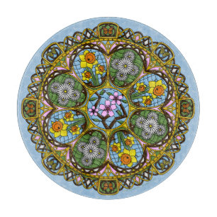 Spring Nouveau Glass Cutting Board Schneidebrett