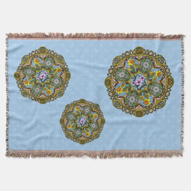 Spring Nouveau Throw Blanket Decke (Vorderseite)