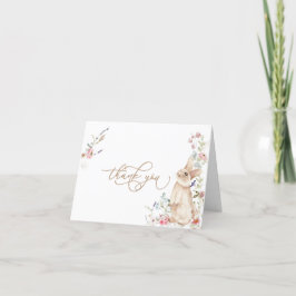Spring Oaster Bunny Baby Dusche Danke Karte