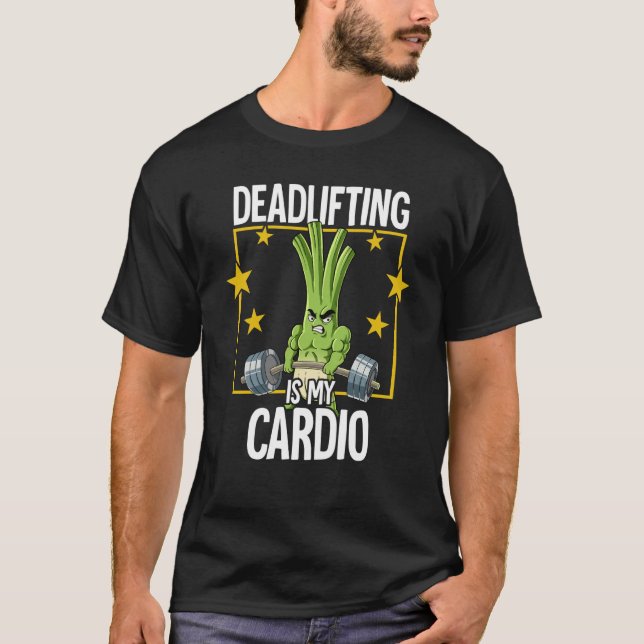 Spring Onion Gym Weight Training Deadlift  1 T-Shirt (Vorderseite)