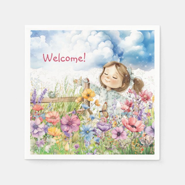 Spring Party Napkins Serviette (Vorderseite)