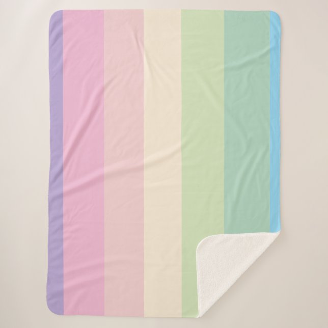 Spring pastel color scheme  sherpadecke (Vorderseite)