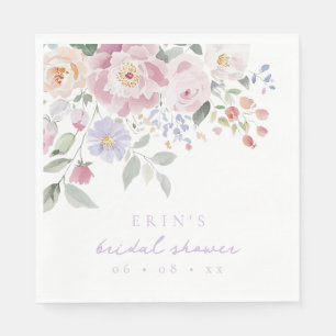 Spring Pastel Floral Brautparty Serviette