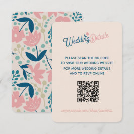 Spring Pastel Petals Enclosure Card Begleitkarte