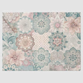 Spring Patchwork Nahtlos Seidenpapier