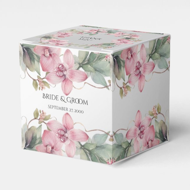 Spring Pink Floral Fevor Box Geschenkschachtel (Vorderseite)