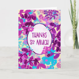 Spring Playful Positions - Whimsical Danke Karte