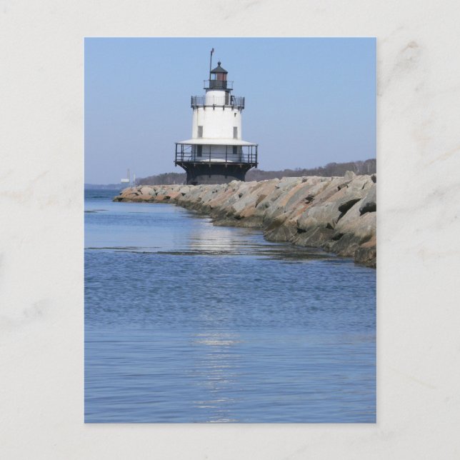 Spring Point Ledge Lighthouse - New England Postkarte (Vorderseite)