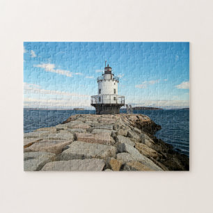 Spring Point Ledge Lighthouse South Portland Maine Puzzle