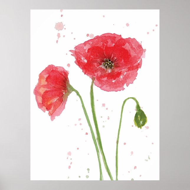 Spring Poppies Poster (Vorne)