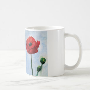 Spring Poppy Blume Klassische Tasse
