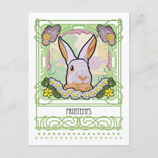 SPRING POST CARD POSTKARTE (Vorderseite)