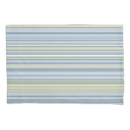 Spring Rain and Tropical Blue Stripes Kissenbezug