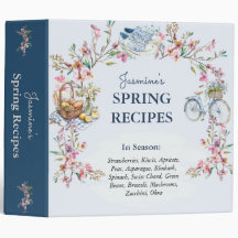 Spring Recipe Binder – Kitchen organizer