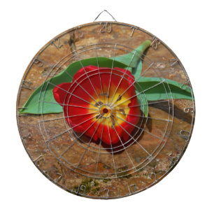 Spring Red Tulip Dartscheibe