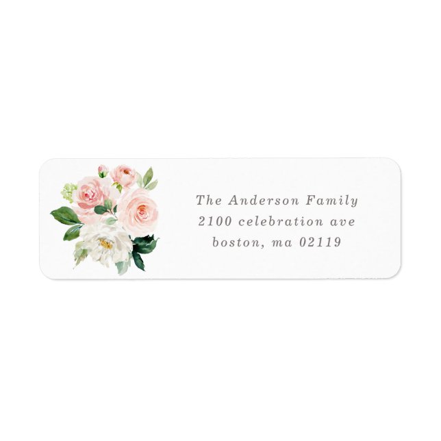 Spring Romance Return Address Label (Vorne)