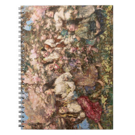 Spring Roundelay (von Edward Atkinson Hornel) Notizblock