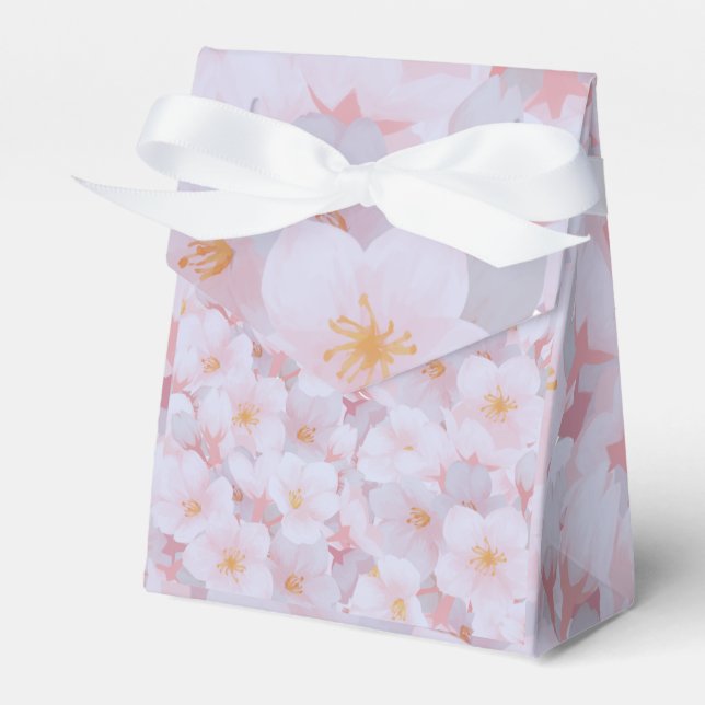 Spring Sakura Cherry Blossom Wrapping Paper Geschenkschachtel (Vorderseite)