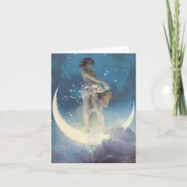 Spring Scattering Stars vintage illustration Karte