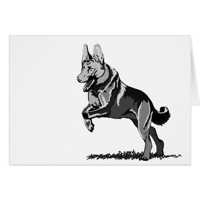 Spring Schäferhund (Vorderseite (Horizontal))