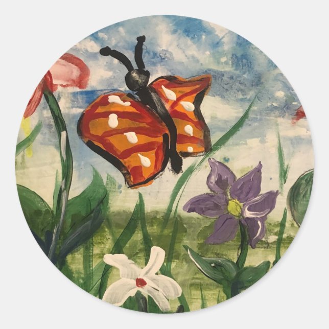 Spring Series Stickers DAYCARE SCHULE KIDS (Vorderseite)